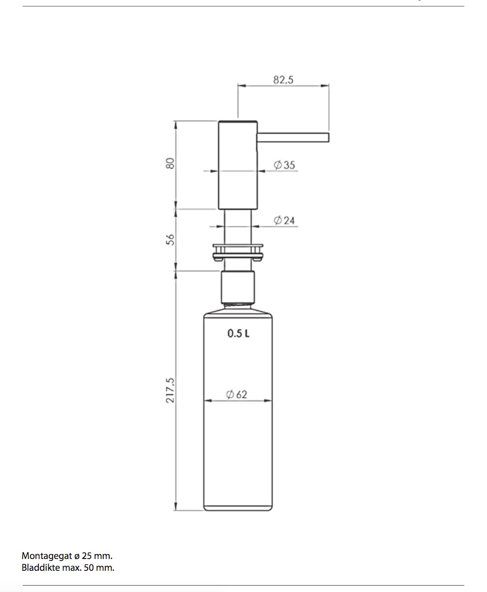 Regeneratief Wierook middelen Quooker Nordic zeepdispensers » Zeeppompen » Kranen » Keukenspeciaal.nl