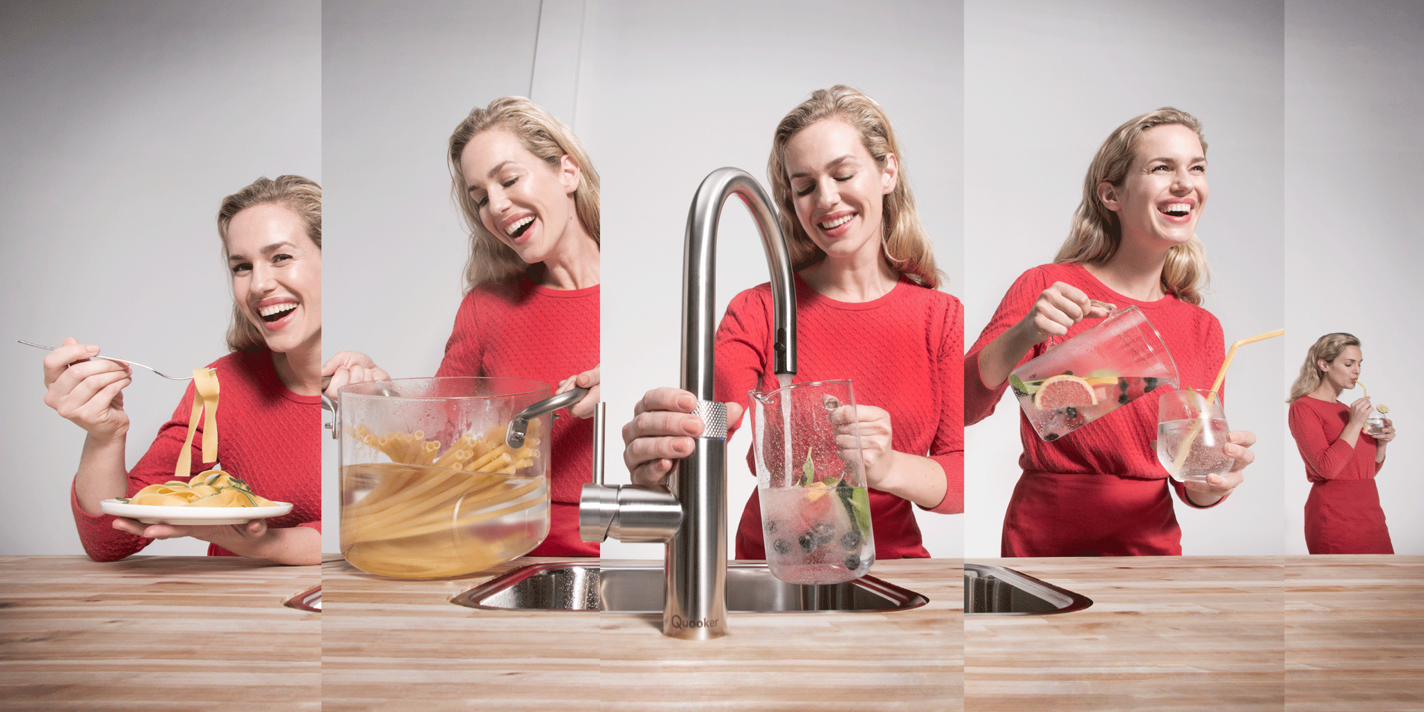 Met Quooker Cube heeft u alles: kokend n bruisend water