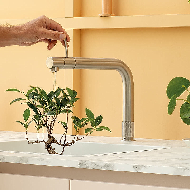 Quooker Front met COMBI+ boiler 3-in-1 kokend water kraan RVS