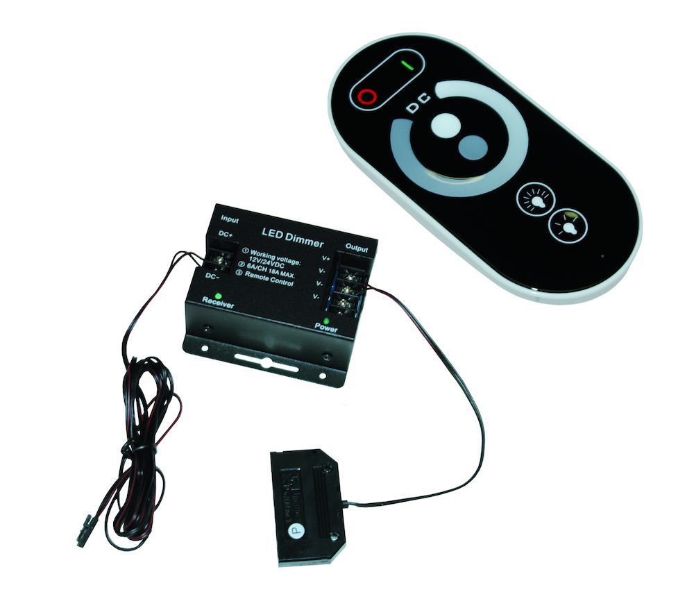 LED 12V Dimmer+Afstandsbediening kleur Zwart » LED verlichting