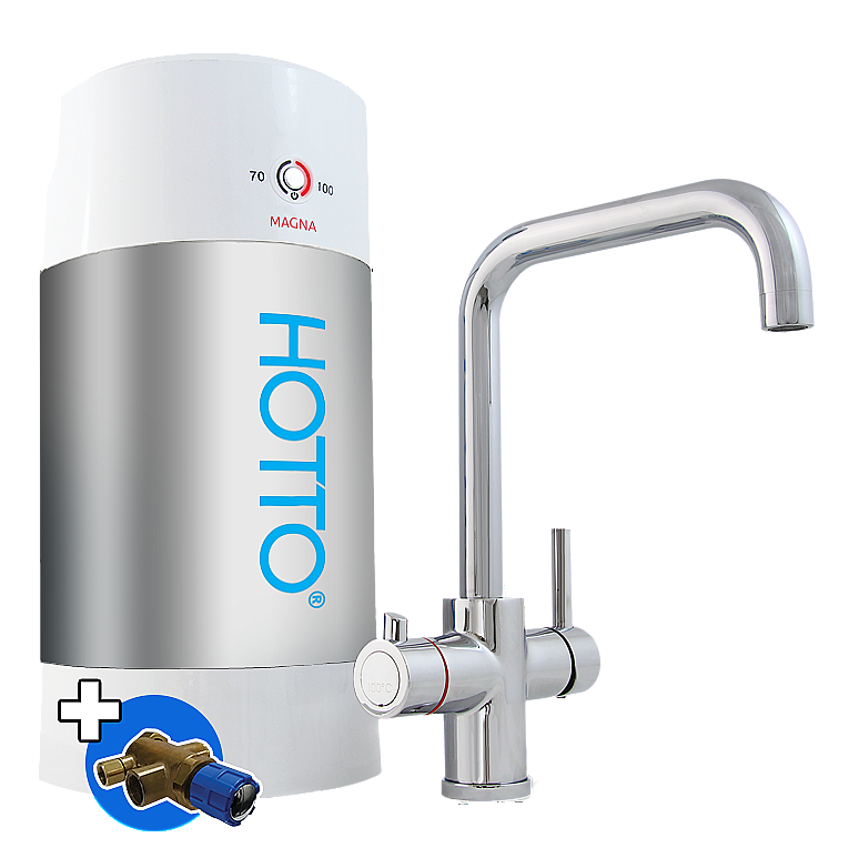 Hotto Combi 8L Quadro chroom inclusief montage