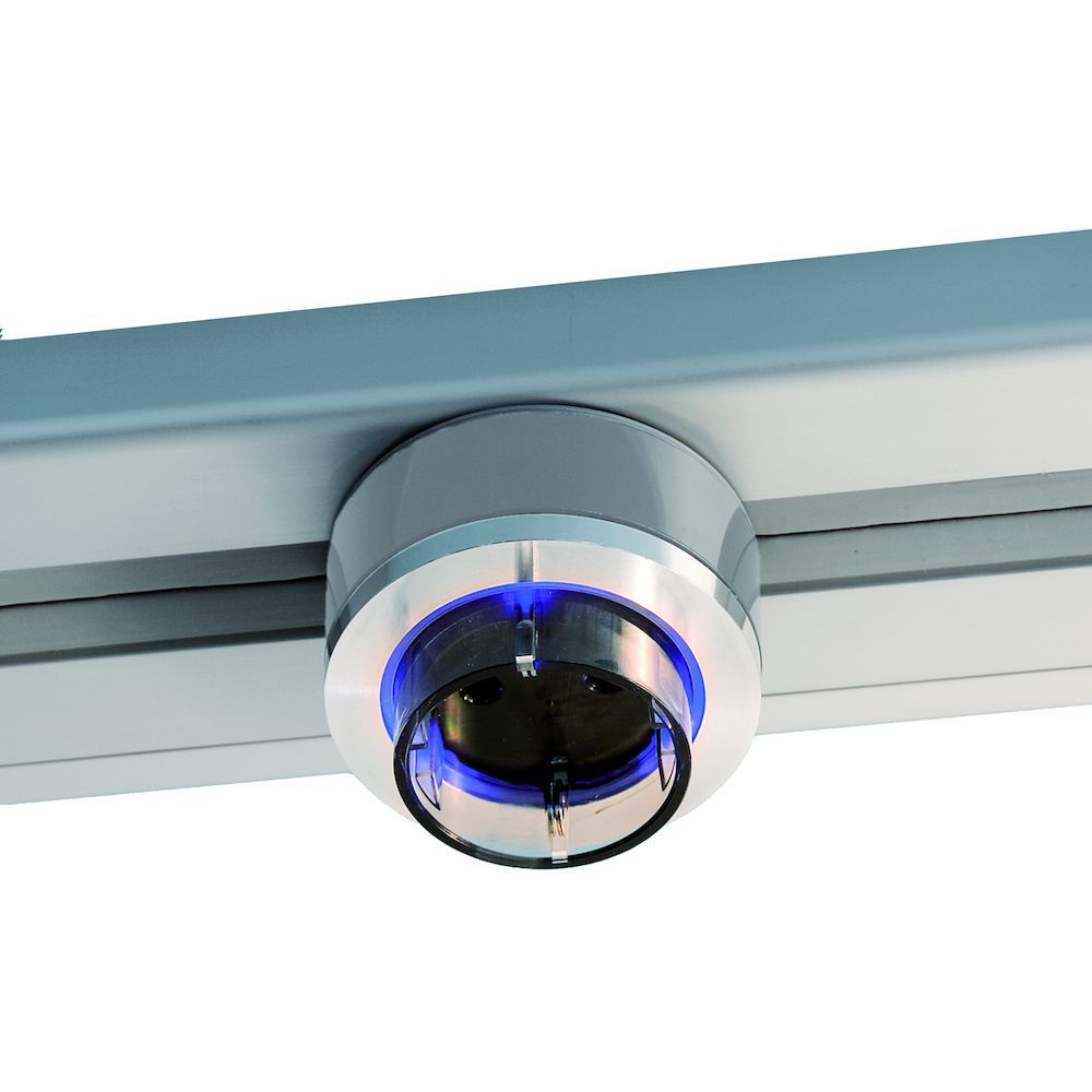 Pacifische eilanden Ongehoorzaamheid Vacature Stopcontact Kitchentrack contactdoos met blauwe ledlicht indicatie kleur  Antraciet » Kitchen Track » Verlichting » Keukenspeciaal.nl