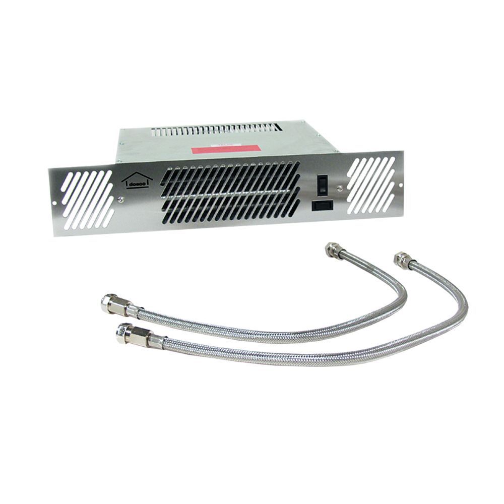 Kickspace Plint-heater CV 2000W kleur Rvs