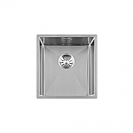 Lorreine R series spoelbak 34x40cm vlakinbouw, onderbouw, opbouw RVS 34R