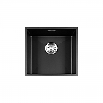 Lorreine Color Series spoelbak 40x40cm RVS zwart 40R-CLR-Black Lorreine Color Series spoelbak 40x40cm RVS zwart 40R-CLR-Black