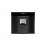 Lorreine Color Series VK spoelbak 45x40cm zwart 45VK-CLR-Black Lorreine Color Series VK spoelbak 45x40cm zwart 45VK-CLR-Black