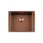 Lorreine Royal series spoelbak 50x40cm copper LEVERBAAR HALF MEI 