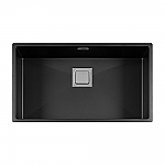 Lorreine Color Series VK spoelbak 74x40cm zwart 74VK-CLR-Black Lorreine Color Series VK spoelbak 74x40cm zwart 74VK-CLR-Black