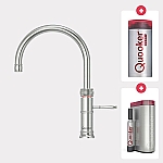 Quooker Cube Classic Fusion round RVS met Combi+ reservoir