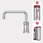 Quooker Cube Classic Nordic single tap square RVS met Combi reservoir
