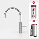 Quooker Cube Fusion round RVS met Combi+ reservoir