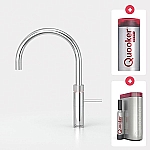 Quooker Cube Fusion round chroom met Combi reservoir