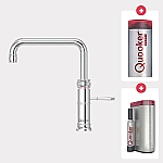 Quooker Cube Fusion square chroom met Combi reservoir