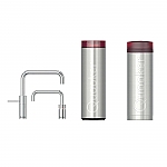 Quooker Cube Nordic Twintaps square chroom met Pro3 reservoir 