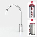 Quooker Cube Nordic single tap round chroom met Combi+ reservoir