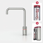 Quooker Cube Nordic single tap square chroom met Combi reservoir