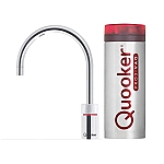 Quooker Nordic single tap round chroom met Pro3 reservoir