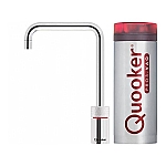 Quooker Nordic single tap square chroom met Pro3 reservoir