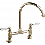 Abode Ludlow Bridge keukenkraan Antique brass (brons)