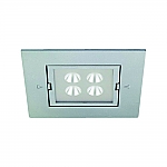 Hera LED Inbouw spot ARF-Q kleur Rvs-Look Hera LED Inbouw spot ARF-Q kleur Rvs-Look