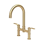 Perrin & Rowe Keukenkraan 2-gats 4193 Ionian kleur Nikkel Mat