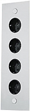 Stopcontact hoekzuil 320 + 4 contactdozen RVS Belgische aarding Stopcontact hoekzuil 320 + 4 contactdozen RVS Belgische aarding