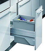 Hailo Afvalsysteem Euro Cargo 30 lieter 3610-12 kleur Grijs Hailo Afvalsysteem Euro Cargo 30 lieter 3610-12 kleur Grijs