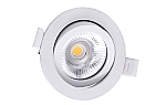 Eva 5W dimbare kantelbare LED plafondspot wit EVAW