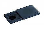 Schulte Evoline Square stopcontact inbouw contactdoos met USB lader Nederlands zwart