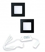 Hera FQ-68 LED set van 2 spots 24V zwart