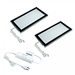 Hera Sky LED set van 2 spots met trafo 24V/30W zwart