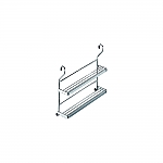 Kessebhmer Relingsysteem Linero 8042 Kruidenrek kleur Chroom