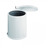 Hailo Mono afvalemmer 12 liter wit 351200
