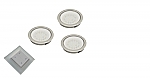 Moonlight Emotion Led set van 3 spots met dimmer inbouw 12V/15W RVS look