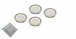 Moonlight Emotion Led set van 4 spots met dimmer 12V/15W RVS look