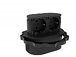 Piccolino pop-up stopcontact 2-voudig USB-C 30W zwart Piccolino pop-up stopcontact 2-voudig USB-C 30W zwart
