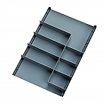 Bestekindeling 108x50x6 cm Puzzle kleur Antraciet