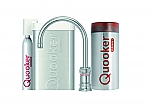 Quooker Cube Classic Nordic single tap round RVS met Combi reservoir