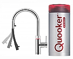 Quooker Flex round chroom met Combi reservoir