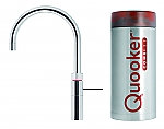 Quooker Fusion round chroom met Combi reservoir