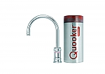 Quooker Classic Nordic single tap round chroom met Combi+ reservoir