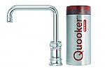 Quooker Classic Nordic single tap square chroom met Combi+ reservoir