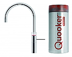 Quooker Fusion round chroom met Combi+ reservoir