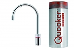 Quooker Nordic single tap round chroom met Combi+ reservoir