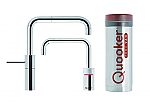 Quooker Nordic Twintaps square chroom met Pro3 reservoir