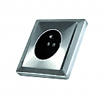 Stopcontact Rvs contactdoos met randaarde rc1 kleur Rvs Stopcontact Rvs contactdoos met randaarde rc1 kleur Rvs