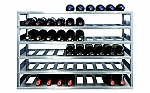 Wijnrek Vrijstaand wijnrek basismodule voor 10 wijnflessen kleur Rvs