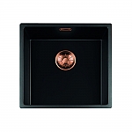 Lorreine Black Quartz Series spoelbak 400400 mm Plug Copper