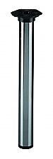 Tafelpoot hoogte 710 - 975 mm RVS-Look
