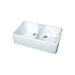 Villeroy & Boch Spoelbak 633100R1 +Afvoerset kleur Wit